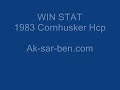 WinStat83 Cornhusker