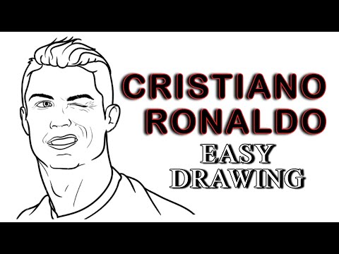 video-linktoworks-How to Draw Cristiano Ronaldo | Easy Ronaldo Drawing...