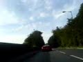 Gunning it down the notorious mad mile on my tuned sv650