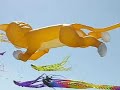 Giant, kid-stomping kite at Berkeley Marina