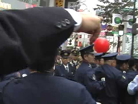 10/26 麻生邸宅見学に向かおうとしたら逮捕