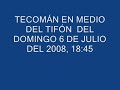 Tecomán Colima en medio del Tifón