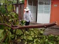 Tecomán Colima en medio del Tifón