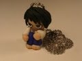 Polymer Clay Necklace - L from Death Note