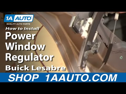 How To Install Replace Rear Power Window Regulator Buick Lesabre 00-05 1AAuto.com