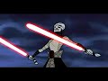 Anakin Skywaker Vs Asajj Ventress in The Old Cartoon Star Wars The Clone Wars