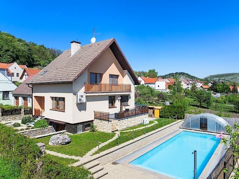 Video Prodej, RD 6+1 Klentnice, Pálava a Novom. přehrada, garáž, terasa, bazén , zahrada, CP.485m2