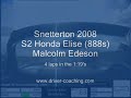 Onboard Snetterton Honda Elise (4 x 1:19's) + Telemetry HQ