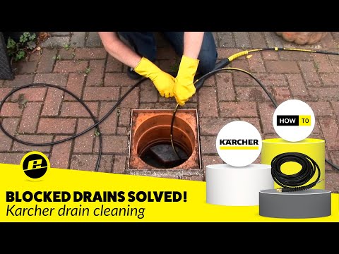 how to unclog outside drain