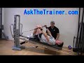 Total Gym Lying Front Raises - Shoulders Anterior Deltoids