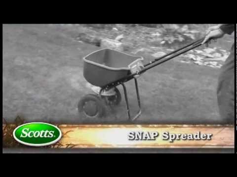 how to use scotts snap spreader