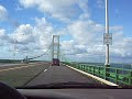 Road Trip over the Mackinaw Bridge in Michigan