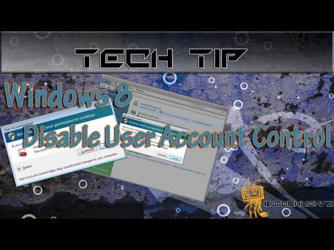 how to user account control turn off