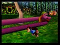chunky kong squashing tomatoes and make ketchup out of them to save the worm guy from being eaten.