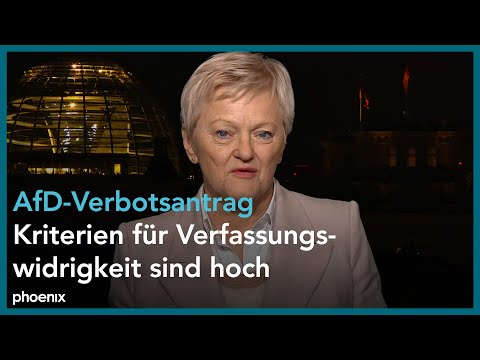 AfD Verbotsantrag: Gespräch mit Renate Künast (Bundestagsabgeordnete B'90/Grüne)