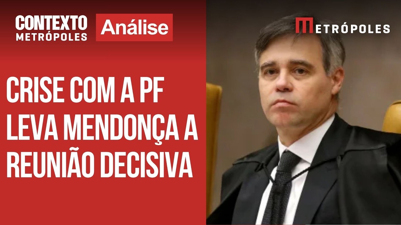 Mendonça e ministro da Justiça se reúnem para discutir relação com PF