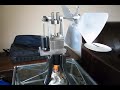 Stirling Hot Air Engine - These are really cool engines.  My father found this engine at an estate sale for $10.  It's a plans built engine/fan.  Pretty cool. powered by a alcohol burner.