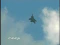 F22 using thrust vectoring.