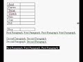 MS Word trick: Move rows of data using the keyboard MS Word trick: Move rows of data using the keyboard