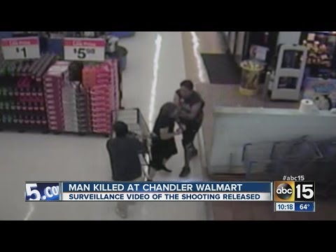 Surveillance video and audio recordings show what happened in Chandler Walmart