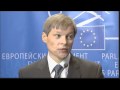 Dacian Ciolos, Romania s Ec Candidate, At Press Point