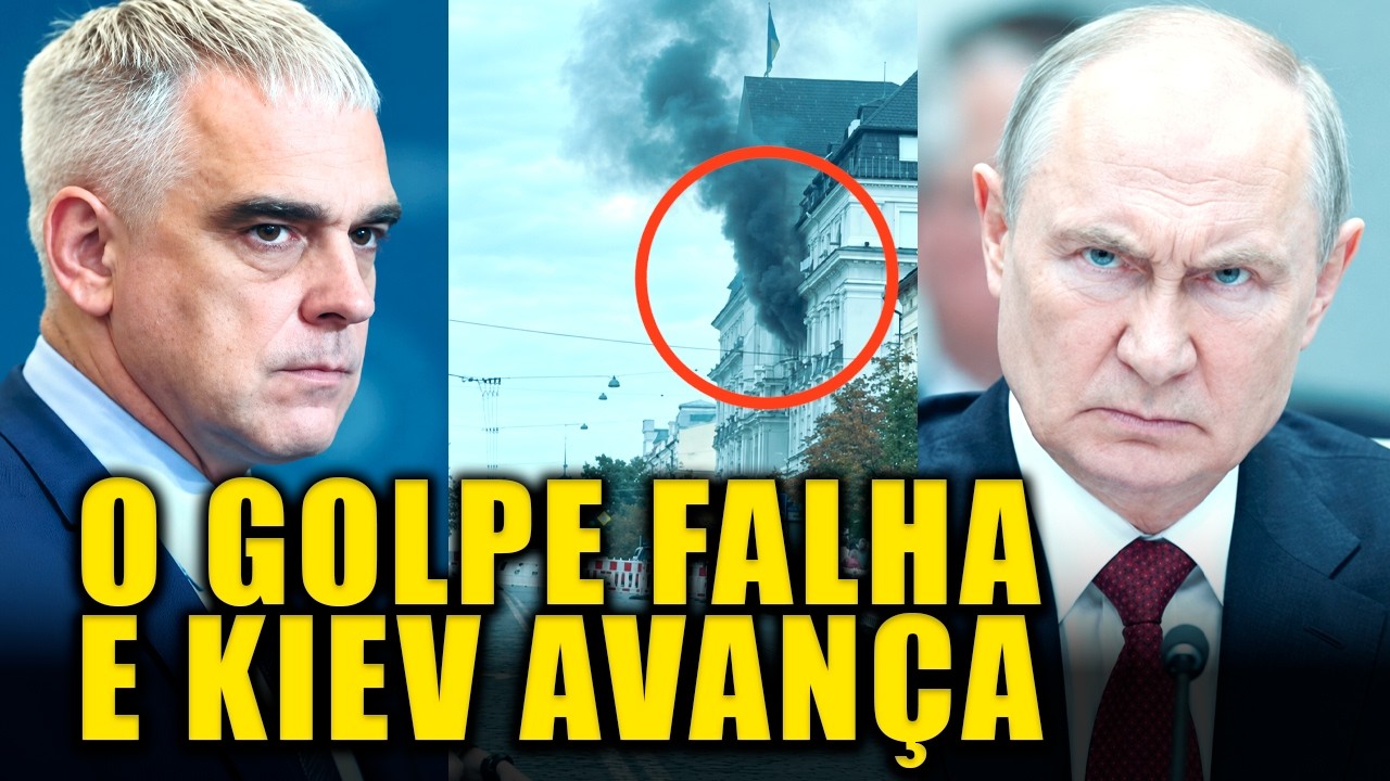 Rússia TENTA MATAR o chefe do serviço secreto em Kiev e o GOLPE FALHA