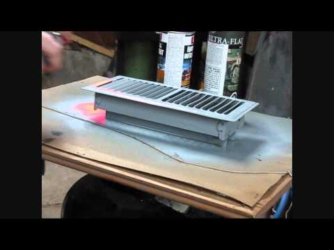 how to paint metal vent covers