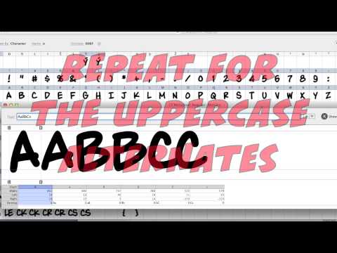 how to properly kern type