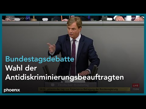 Bundestagsdebatte zur Wahl von Ferda Ataman zur Antidiskriminierungsbeauftragten am 06.07.22