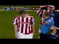 Aaron Ramsey Injury (Broken Leg) vs Stoke