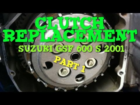Replace Clutchplates Suzuki GSF 600 Bandit 2001 1/2