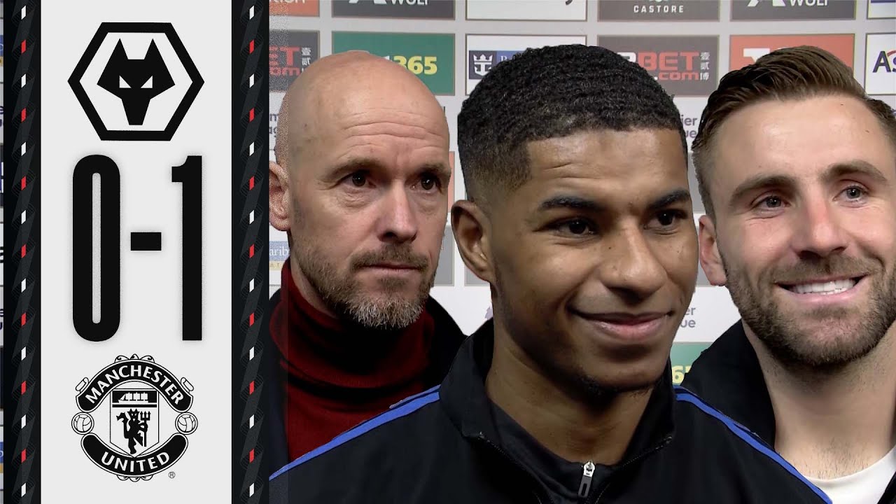 Ten Hag, Rashford & Shaw React To Win At Molineux 🙌 | Wolves 0-1 Man Utd