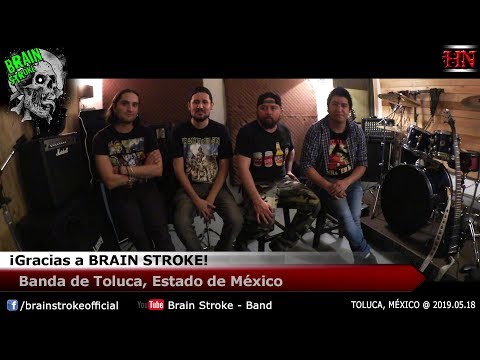 Entrevista con BRAIN STROKE @ Toluca, México [2019.05.18]