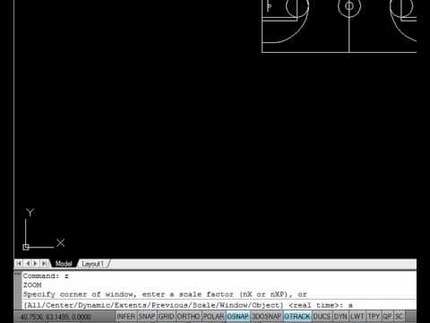 how to zoom fit in autocad