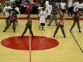 halftime dance with mr  sef at celebrity charity bball game