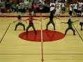 halftime dance with mr  sef at celebrity charity bball game
