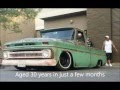 View Video: Patina Paint job 1964 chevy C10 Bagged 