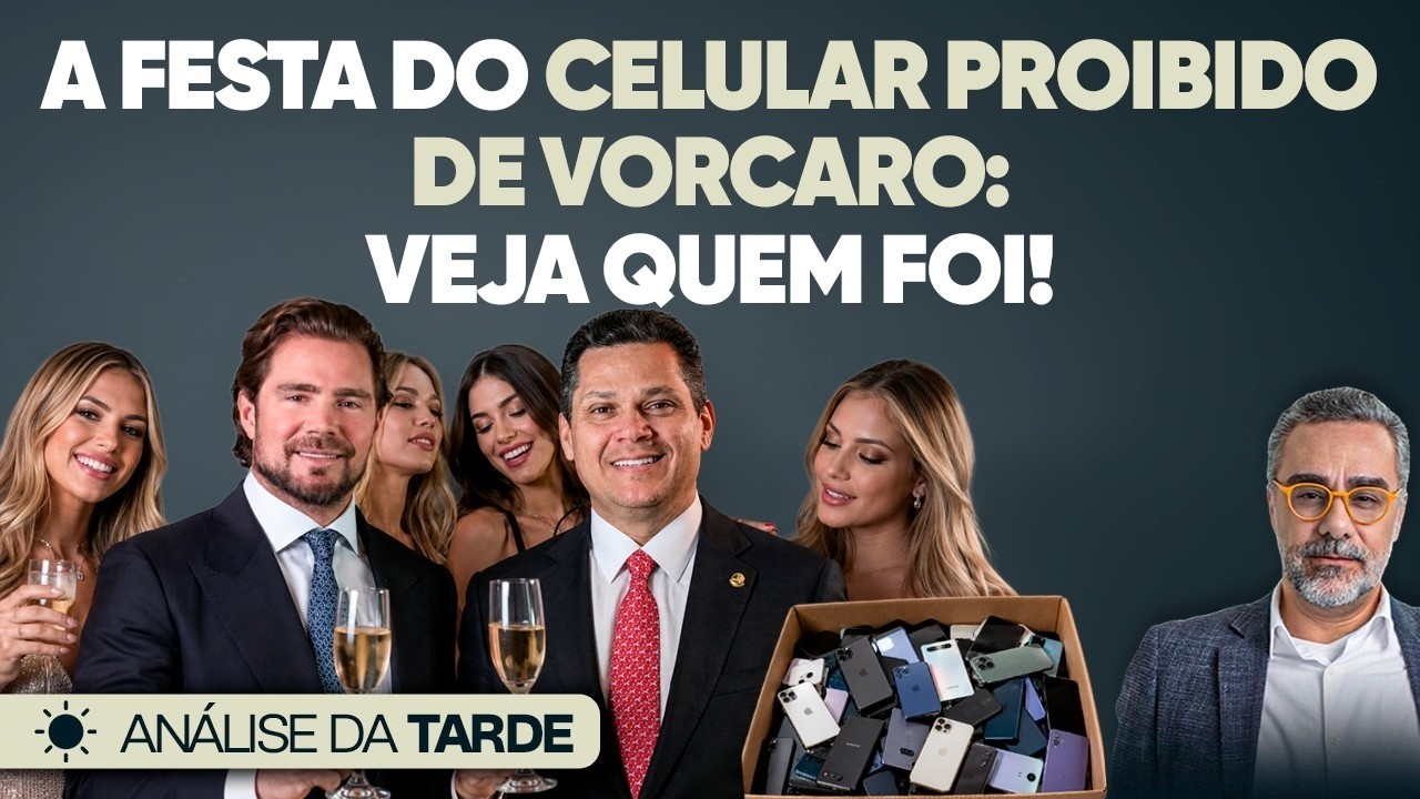 A Festa Sem Celular Que Juntou Vorcaro e Alcolumbre!