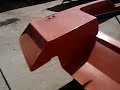 Closed Cell Foam underfloor of Glastron GT-150
