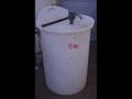 65 Gal Polyethylene vertical holding tank.  #856A