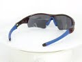 Oakley Sunglasses Radar Custom Team UK Cinder Red Black Iridium.WMV