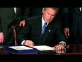 George signs a Treaty