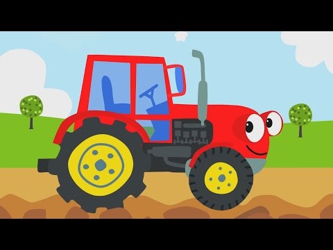 Kinderlieder - ein lustiges Lied für Kinder über einen fleißigen Traktor, der allen gerne hilft.