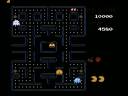 standard gameplay footage of the unlicensed tengen version of pac-man.