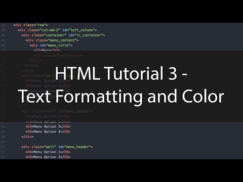 how to set text color in html
