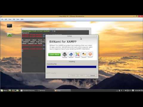how to xampp linux