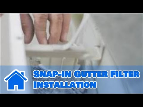 how to install u-snap gutters