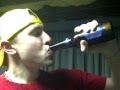 open a beer bottle with a hockey stick (rocking GONGSHOW GEAR)