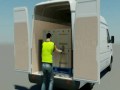 Carga de furgonetas: Sistema de rodillos y cadenas