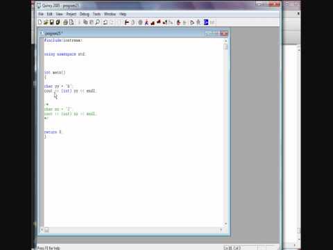how to define ascii value in c